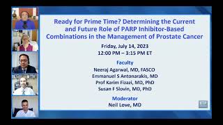 Prostate Cancer  Ready for Prime Time Determining the Current and Future Role of PARP Inhibitor [upl. by Pierrepont]