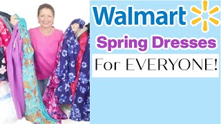 Walmart Haul amp Try On  Spring Dresses 2024 for women over 50 [upl. by Cullan431]