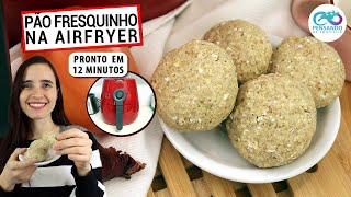 PÃO DE BATATA DOCE E AVEIA NA AIRFRYER SÓ 12 MINUTOS VEGANO SEM GLÚTEN [upl. by Blankenship206]