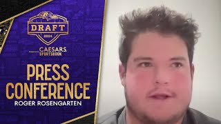 Roger Rosengarten Introductory Presser  Baltimore Ravens [upl. by Colver]