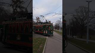 Weihnachtstram Christmastram with Santaclaus in Basel Schwitzerland🇨🇭 tram christmas shorts yt [upl. by Rozanna]