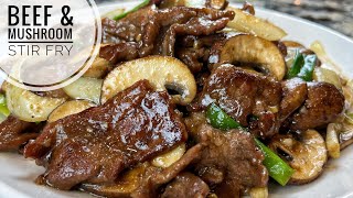 Beef And Mushroom Recipe  Easy Tender And Juicy Beef And Vegetable Stir Fry [upl. by Wall]