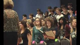 quotGloriaquot  TMEA 2009 Texas AllState Mixed Choir Rehearsal [upl. by Repard]