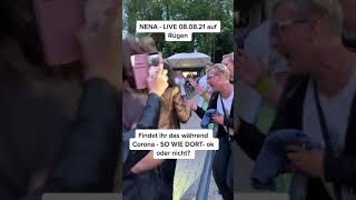 Partystimmung beim Nena Konzert auf Rügen in Zeiten von Corona [upl. by Riocard]