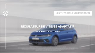 Régulateur de vitesse adaptatif I Tutoriel I Volkswagen [upl. by Aicillyhp276]