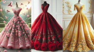 Most beautiful ball gowns designs  2024 Latest gowns  party gowns ballgown viralvideo dress [upl. by Timothy398]