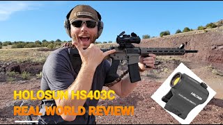 Holosun HS403C 2MOA Red Dot Review [upl. by Server]