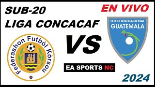 🔴Curazao vs Guatemala en vivo  Liga Concacaf Sub20  Clasificacion [upl. by Ingles925]