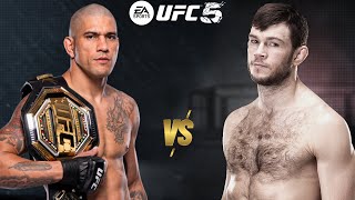 UFC 5 ALEX PEREIRA VS FORREST GRIFFIN FOR THE UFC LIGHTHEAVYWEIGHT CHAMPIONSHIP BELT [upl. by Noivaz]