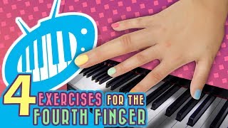 Four Piano Exercises for the Fourth Finger [upl. by Ardnalahs309]