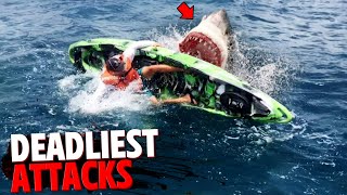 Deadliest Shark Attacks of 2023 MARATHON [upl. by Vokay]