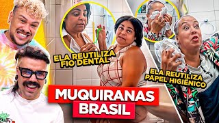 REAGINDO À MUQUIRANAS BRASIL  É TUDO UMA FARSA  Diva Depressão [upl. by Samuella861]