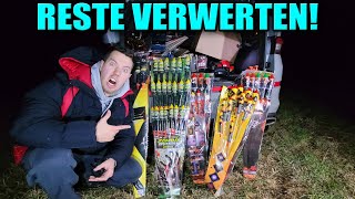 Feuerwerk Reste VERBALLERN in der SILVESTER NACHT [upl. by Porche]