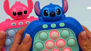 NEW POP IT STITCH MODEL Fast Push Game Console Series Unboxing amp review Electric Game Fidget Toy [upl. by Ardnauqal]