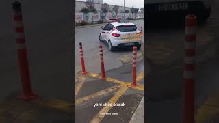 atakenthalkalı paralelpark direksiyonsınavı akantrafik trafiklevhaları trafikişaretleri [upl. by Elletnuahs40]