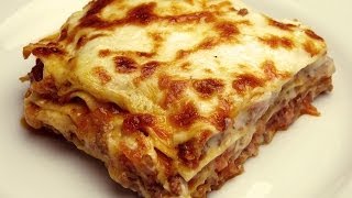 Easy Lasagna Recipe with Bechamel Sauce [upl. by Llemij]