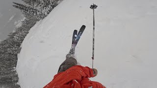 Late Season Pow Day on Moment Wildcat 108 190s  Ziplining [upl. by Anoli]