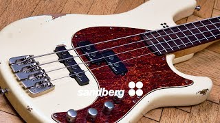 Sandberg California VT4 Creme Heavy Aged Bass Demo [upl. by Artimid]