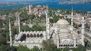 Turquie Istanbul la Mosquée bleue et Basilique Sainte Sophie [upl. by Eissirhc]