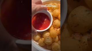 Crispy Potato Balls Quick and Easy Snack recipe food snacks easyfoodtomakeathome potatosnacks [upl. by Adriaens]