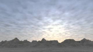 Sunrise and Overcast Cloud Layer Demo  Blender Cycles Sky Texture Noise Texture Plane [upl. by Weitman75]