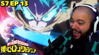 MIDORIYA USES GEAR SHIFT OVERDRIVE My Hero Academia Season 7 Episode 13 REACTION [upl. by Leirej]