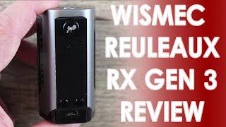 Wismec Reuleaux RX Gen 3 Review ✌️🚭 [upl. by Kristoffer558]