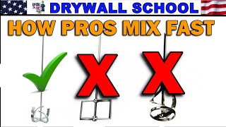 How to MIX DRYWALL MUD FAST Like the Pros do it [upl. by Paget]