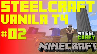 MINECRAFT PORTUGAL SteelCraft Vanila T4E02 Update e Ideias [upl. by Lorn]