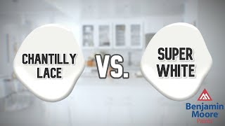 The ULTIMATE White Paint Color  CHANTILLY LACE OR SUPER WHITE [upl. by Julee]