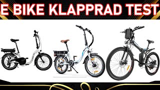 ᐅ E Bike Klapprad Test 2023  Top 3 E Bike Klappräder [upl. by Eliga229]