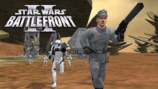 Atollon Chopper Base Empire 👽🌌 Trench War – Star Wars Battlefront II 2005 [upl. by Mikel]