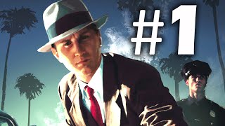 LA Noire Remaster EP 1  Upon Reflection Gameplay Walkthrough PS4 [upl. by Seiter]