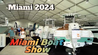 Boat Show Miami 2024 Downtown 4K [upl. by Arret]