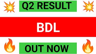 BDL Q2 results 2025  BDL results today  BDL Share News  BDL Share latest news  FOLIOFN [upl. by Ettenhoj]