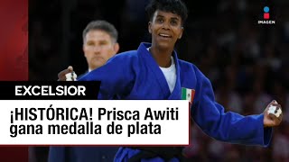 Prisca Awiti le da a México una inédita medalla de plata en judo [upl. by Annoynek]