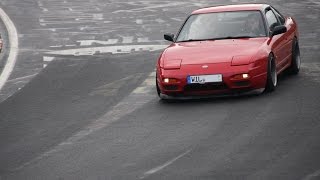 Nürburgring Nordschleife Nissan 200SX S13 日産 ニュルブルク BTG onboard October 2014 [upl. by Elo]