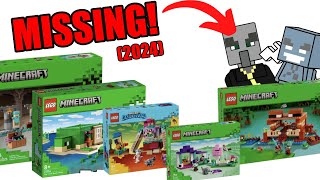 TOP 3 MISSING Lego Minecraft Sets In 2024 [upl. by Anayek]