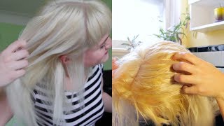 White Hair Tutorial Wella T18 Toner [upl. by Amir]