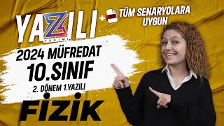 10SINIF FİZİK 2DÖNEM 1YAZILI Hazırlık  20232024 Güncel Yazılı Formatı📂PDF [upl. by Alfie76]