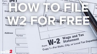 Tax season W2 forms and how to file for free online [upl. by Mcknight]