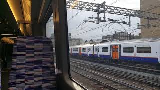 TFL Rail Crossrail Class 345 022 StratfordLondon Liverpool Street towards London Liverpool Street [upl. by Marcile]