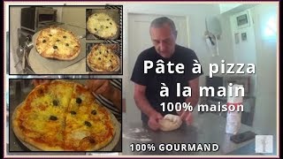 Vraie pâte à pizza italienne à la main [upl. by Hedvah]