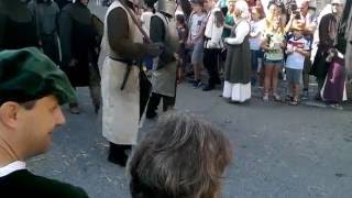 Mittelalterfest Eggenburg 2106  Einzug der verkleideten Darsteller [upl. by Elnore]