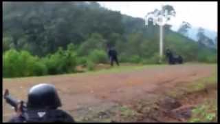 Enfrentamiento Policia Federal en Michoacan [upl. by Lunetta525]