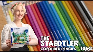 Reviewing The Staedtler 146C Coloured Pencils  Are they the best Budget Pencils  The Big Review [upl. by Heater464]