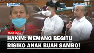 Nasihat Menohok Hakim Untuk Baiquni Wibowo Hakim Memang Begitu Risiko Jadi Anak Buah Sambo [upl. by Tonkin484]