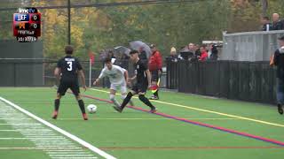 LMC Varsity Sports  Boys Soccer  John JayEast Fishkill at Mamaroneck  103019 [upl. by Ahsemal]