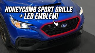 New Grille  LED Emblem for the 2022 WRX [upl. by Mullac]