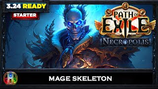 PoE 324 LEAGUE STARTER  MAGE SKELETONS GUARDIAN  PATH OF EXILE NECROPOLIS  POE BUILDS [upl. by Woo]